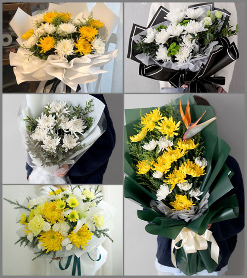 河北保定定州市大鹿庄乡白事花束代送